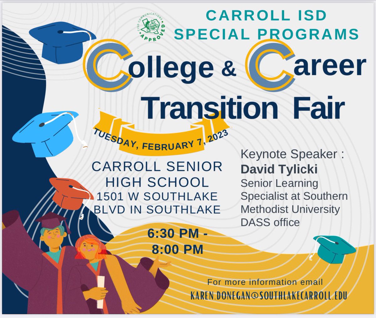 Can’t wait to see you all at this amazing fair 🎓📚