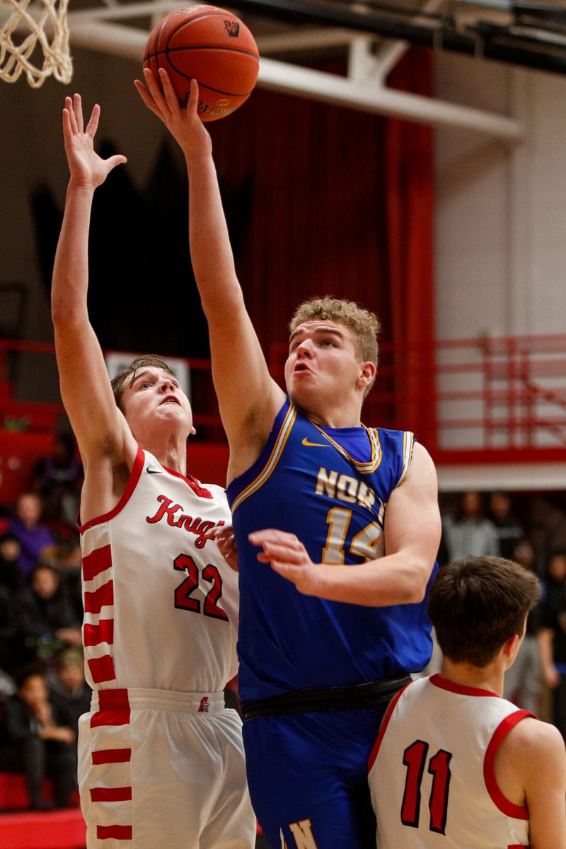 mattcoss78's tweet photo. #HungryHobo11 player of the game is North's Nolan Mosier. He had 16 points (three 3s) and six rebounds for the Wildcats in their 68-62 win over Assumption. https://t.co/SCXav3dL1k