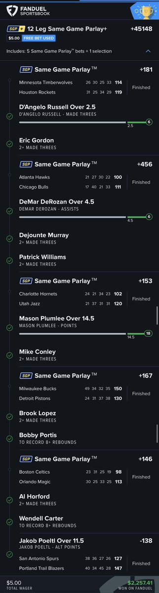 WhyNotKayDee's tweet image. WEโRE GREEN๐ค๐พ๐๐ฐ๐ฐ๐ฐ
@FDSportsbook @DimersCom