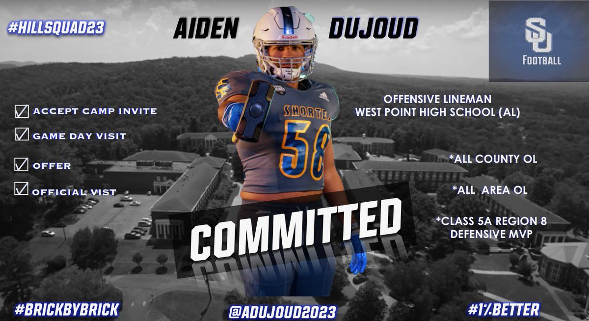ADujoud2023's tweet photo. 🚨 Commitment 🚨
Praises to the one most high and thanks to every person who helped on my way to where I am today. #brickbybrick @Shorter_FB https://t.co/ONb4bmaIRZ