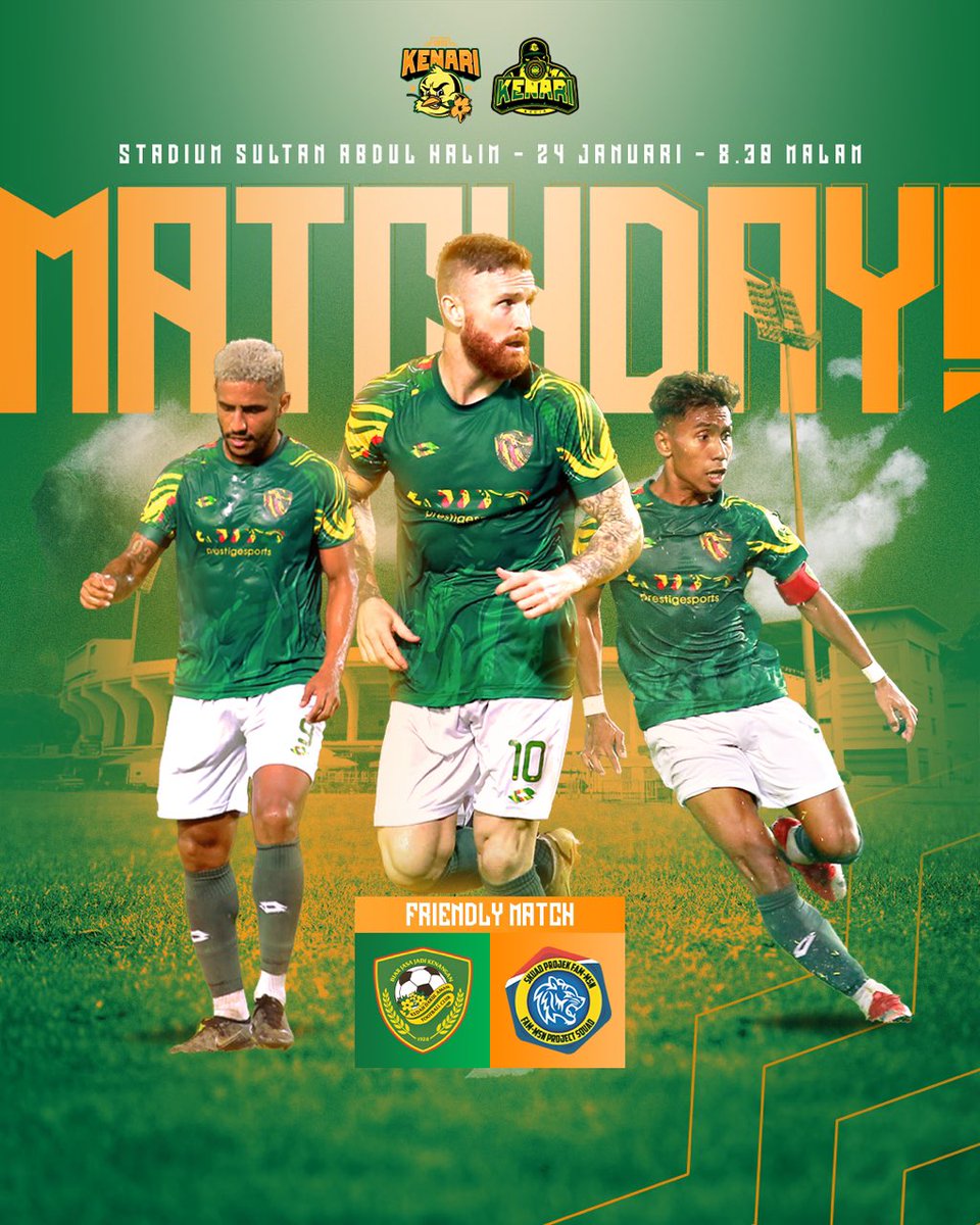 klegasikedah's tweet image. Matchday !
.
Aksi Pra-Musim 2023 ketiga,
.
KDA FC vs Skuad Projek FAM-MSN
8.30 Malam
Stadium Sultan Abdul Halim
Suka Menanti.
.
Pulun Kedah Pulun 🔰
.
.
#kdafc #2023season #pramusim #friendly #pulunkedahpulun #SangKenari1924 #houseofsangkenari1924 #kelablegasikedah #kenari24store