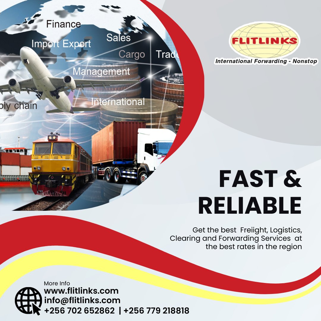 flitlinks's tweet photo. Get the best  Freight, Logistics, Clearing and Forwarding Services  at the best rates in the region from @flitlinks 

We offer Distribution Services, Air, Sea &amp; Road Freight Services, Car Imports, Warehousing

visit https://t.co/UxnJIYod3W to know more about us 

#Flitlinks https://t.co/o5ulkyGg1V