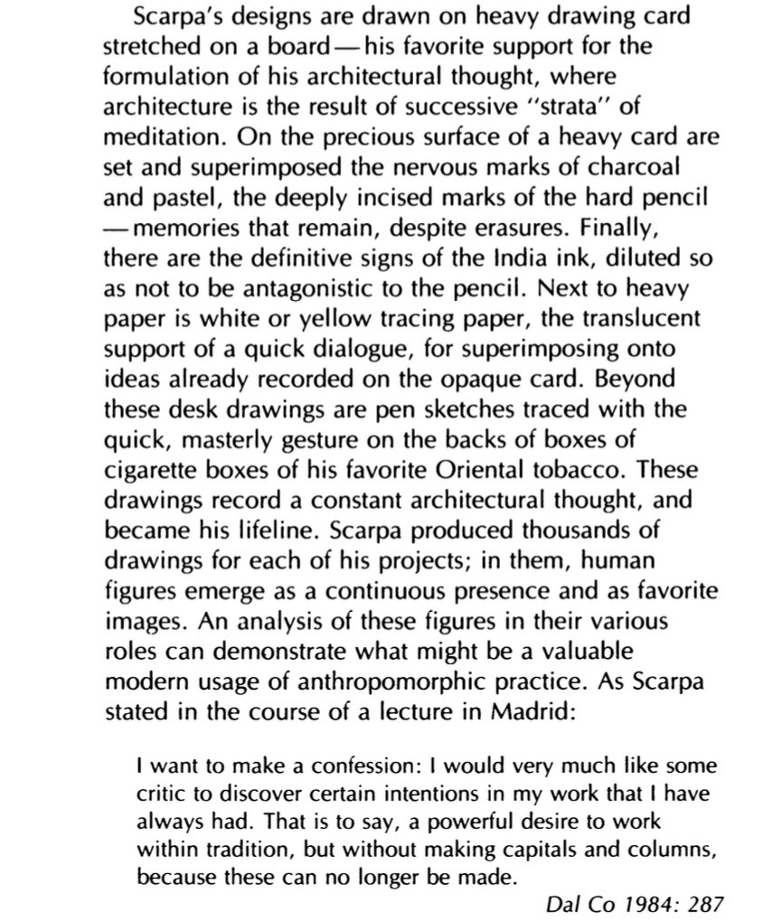 architext14's tweet image. Scarpa drawing process. An armature for layers and layers of doodles and ideas.