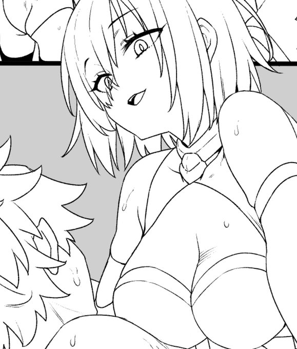 マシュの逆レイプ漫画描いてる 