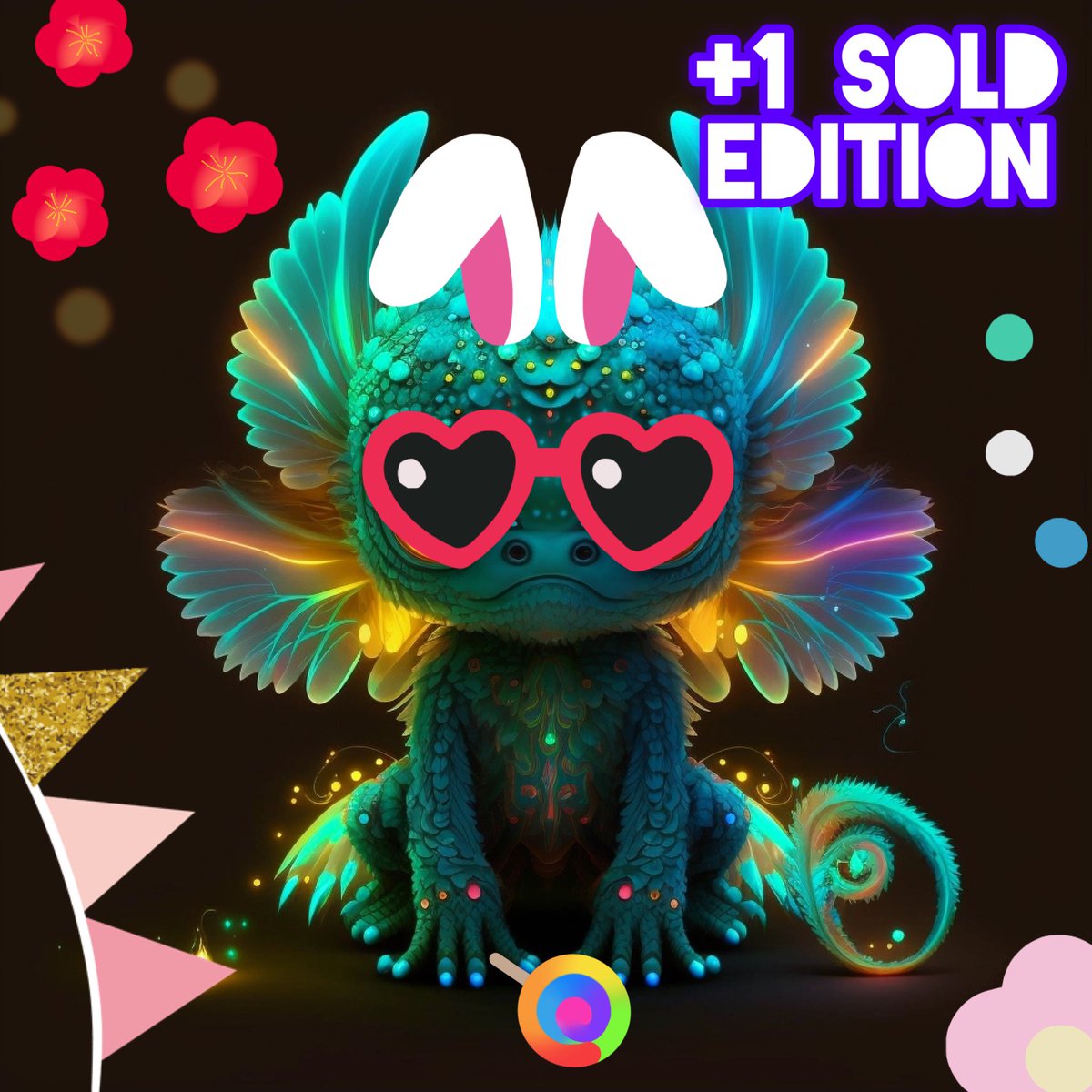 Got another edition sold while working 😂 Thanks to <a href="/CaveMatesClub/">CaveMates Club (MINTING)</a> 😇 Dropped you a follow ofc 🦋 There are only 3 editions left! 🤫 #s0meone_u_know #tezflava