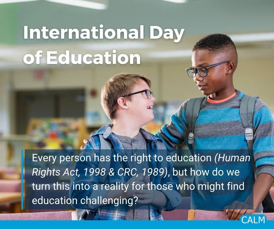 Calmtraining's tweet image. #InternationalDayOfEducation is making us think about small changes we can make to create environments &amp;amp; relationships where the aim isn't just surviving - but thriving! Slowing down, taking a breath, checking in with ourselves &amp;amp; each other are some examples - what would you add?