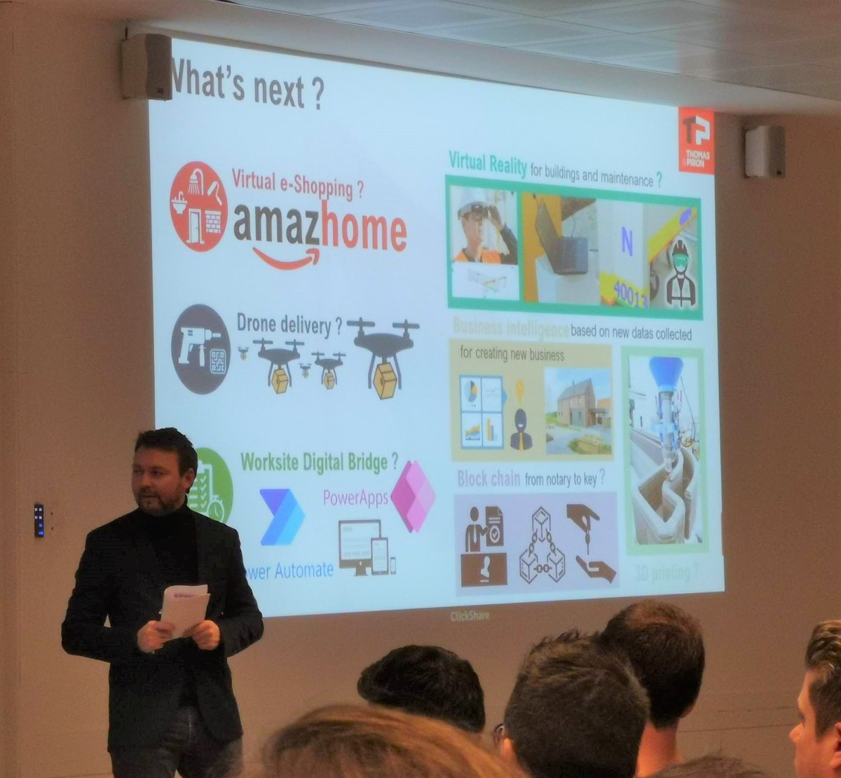 On Friday our #InnovativePeople attended the yearly Kick-Off! A big thank you to Benjamin Bostoen, #CDO of the Year &amp; #CIO at Thomas &amp; Piron,
Stijn Debever from SAP &amp; Tim Schaeps from Microsoft for presenting your vision about #innovation! 

From bowling to dinner, it was great!