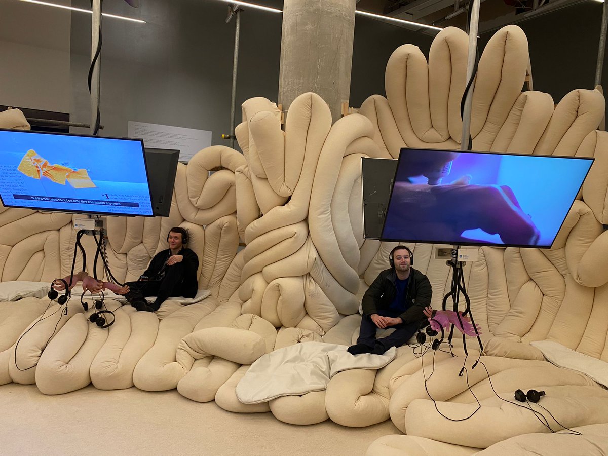 _studio_smile_'s tweet photo. Honoured to join the lovely @lucidenvironments team last week for a day out of fun at the World of ASMR exhibition in London @DesignMuseum https://t.co/bWVmgFWyB6