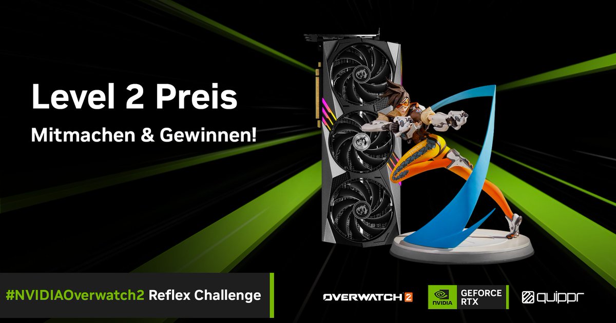 ⭐ ASUS ROG Swift 1440p 360Hz PG27AQN FREIGESCHALTET ⭐

Als nächstes: MSI Gaming X Trio GeForce RTX 4070 Ti

SO GEHT'S:

1. Like + RT
2. Kommentiere mit #NVIDIAOverwatch2 

Hype-Status: twitch.tv/nvidiageforceh…
