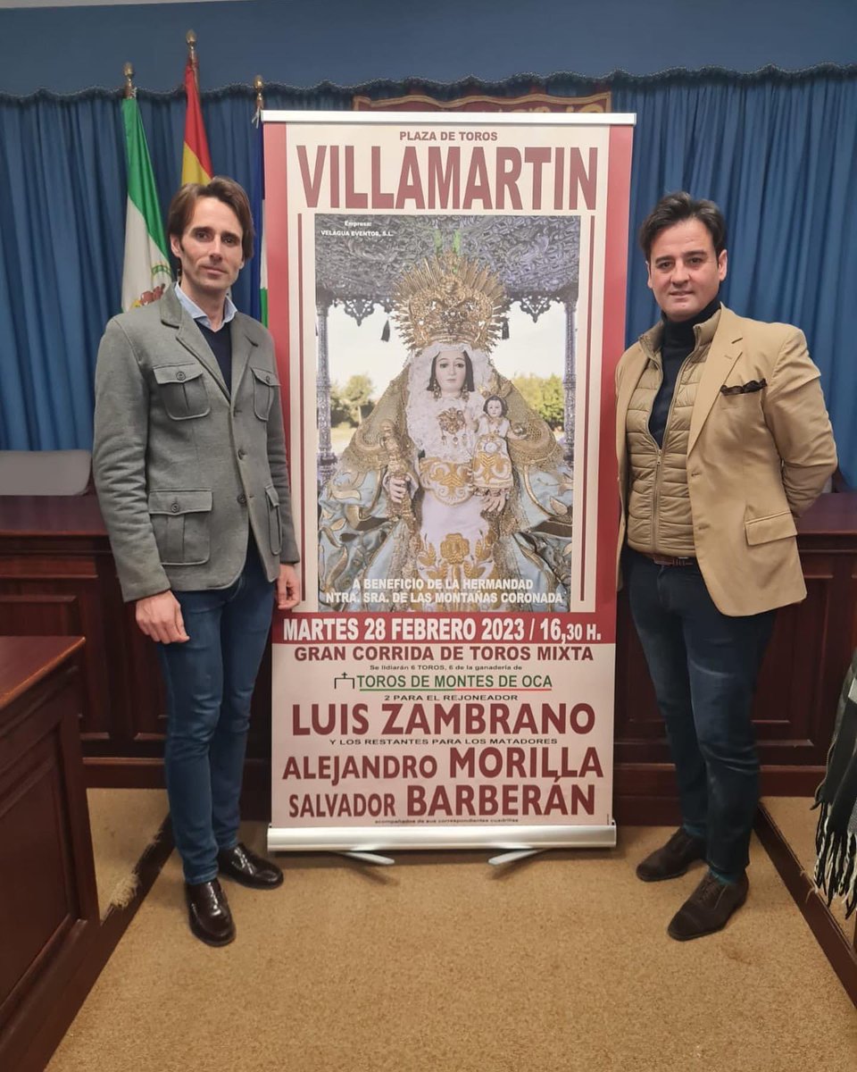 Gracias al Espacio Cultural Taurino @_DeSalyOro_ por colaborar con la venta de entradas anticipadas para el festejo del 28 de Febrero en <a href="/AytoVillamartin/">Ayto. Villamartín</a> dónde comenzará está temporada 2023 y en la que tenemos puesta toda la ilusión del mundo