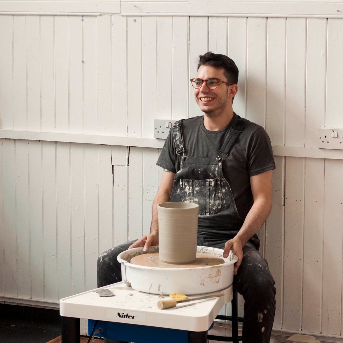 craftscotland's tweet image. "I like to look at an object and feel calm and so I like materials that are natural like wood and clay and linens. And I guess that they make me comfortable." — Borja Moranta