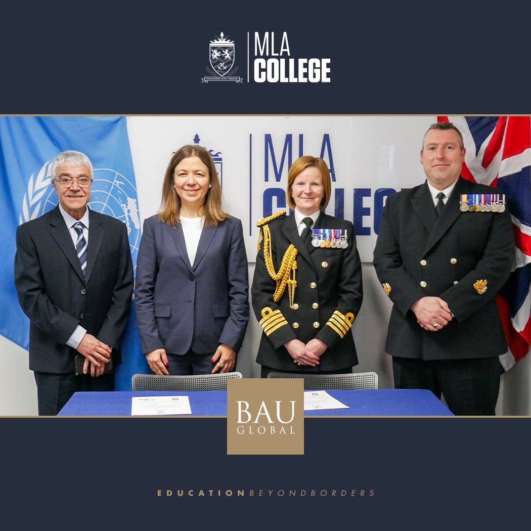 bauglobal's tweet photo. Officials from HMS Raleigh have joined senior members of MLA College at a ceremony to mark the signing of the Armed Forces Covenant and to launch MLA's 'UK Armed Forces Discount Scheme'. @MLA_College https://t.co/3KlVsXH8hM
