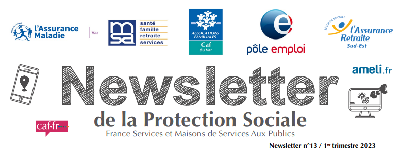 Partenaire de la Caf83 ? Retrouvez le dernier numéro de la newsletter de la protection sociale dans le #Var : l’actualité partagée de <a href="/cpam83/">CPAM du Var</a> <a href="/carsat_sudest/">Carsat Sud-Est</a> <a href="/msaprovenceazur/">MSA Provence Azur</a> @poleemploi_var et #Caf83 👉bit.ly/3XOciNd