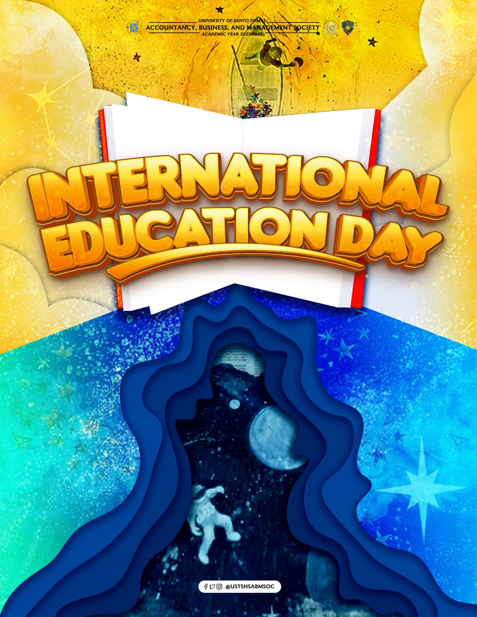 ustshsbesoc's tweet photo. “Education is a primary source and a ticket for better future.” - Ariella Arida, Miss Universe 2013 Third Runner Up

On this day we commemorate how important education is, and how it acts as a bridge connecting to many opportunities in life. ✨ https://t.co/x8xny379Yb