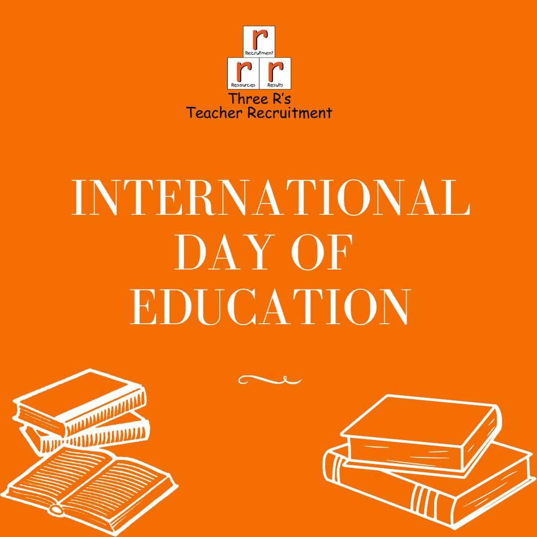 ThreeRsTeachers's tweet image. Its International Day Of Education! 🏫 this day is for celebrating education and reflecting on the importance of learning for development and peace 😀

#Teachers #Education #InternationDayOfEducation