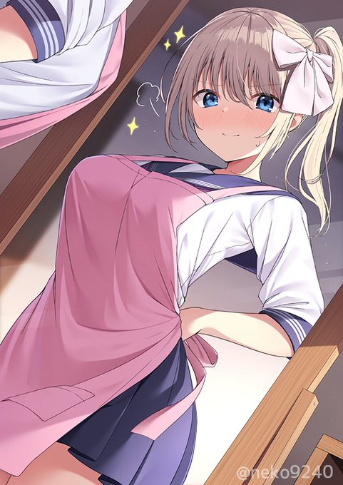 張り切ってるリボン子ちゃん✨ 