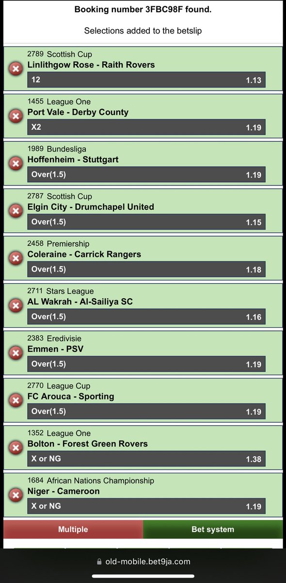 Fresh Boss โ๏ธ (@freshbosstips) on Twitter photo 20 & 5 odds on <a href="/Bet9jaOfficial/">Bet9ja: The home of #betBOOM! ๐ฃ</a>
3FBBR3R
3FBC98F
Gamble Responsibly ๐๐ 20 & 5 odds on <a href="/Bet9jaOfficial/">Bet9ja: The home of #betBOOM! ๐ฃ</a>
3FBBR3R
3FBC98F
Gamble Responsibly ๐๐