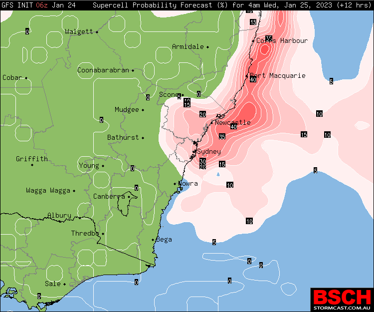 TysonMillar's tweet photo. Some models pointing to instability well South of Sydney, however GFS has the Upper level low centering over Sydney early tomorrow. Plenty of convective potential.
Your 4am alarm has been set.
#tomorrowsproblem #sydneyweather https://t.co/FVIuGYpPF3