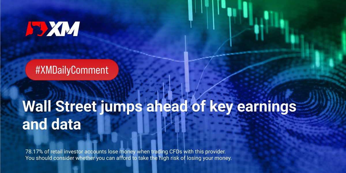XM_COM's tweet photo. #Techstocks have stage another rally on #WallStreet ahead of #earnings, starting with #Microsoft today. #EUR and #GBP are softer after #flashPMI data, while #Gold is up again.
See our daily comment for the full market guide 👉 https://t.co/jqrhYFvdbr
#XM #XMDailyComment https://t.co/LDpPUVoApx