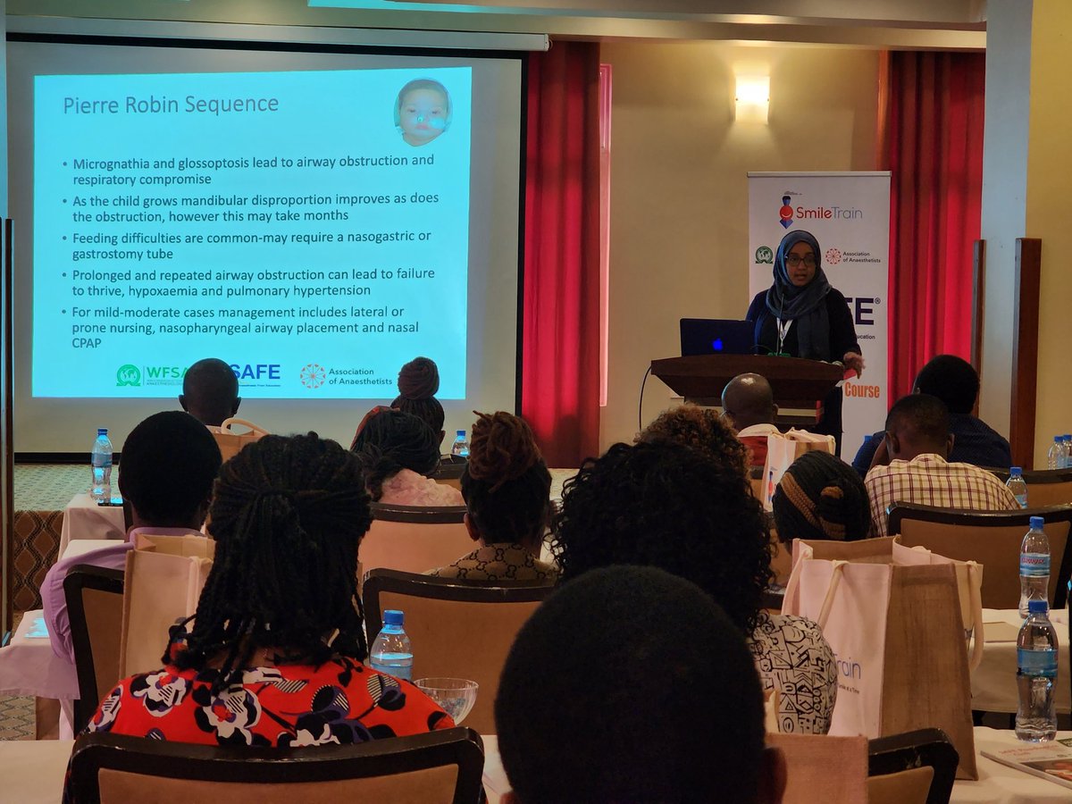 JayngigeM's tweet photo. @Smiletrain partners at an ongoing #SAFE Paeds Cleft course in #Tanzania. The training is focused on the principles of providing safe anaesthesia to children undergoing cleft lip and palate repair surgery @wfsaorg @SAFE_courses @Assoc_Anaes https://t.co/ANVcaH9Qay