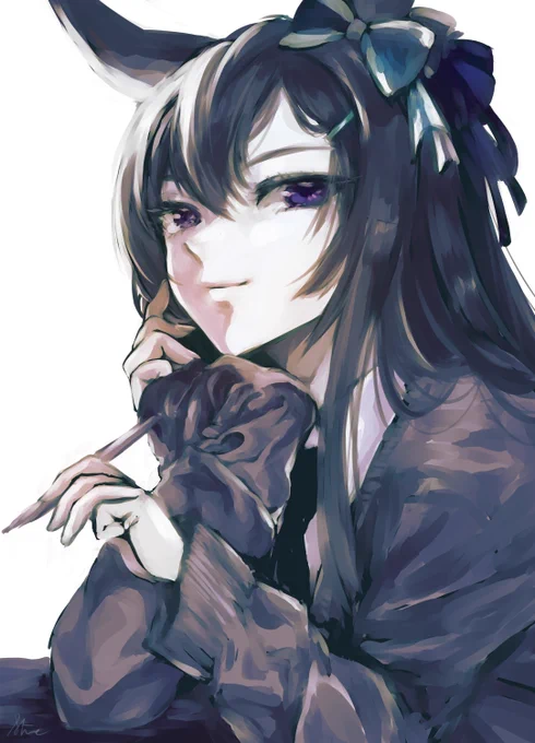 厚塗り練習中#ウマ娘 