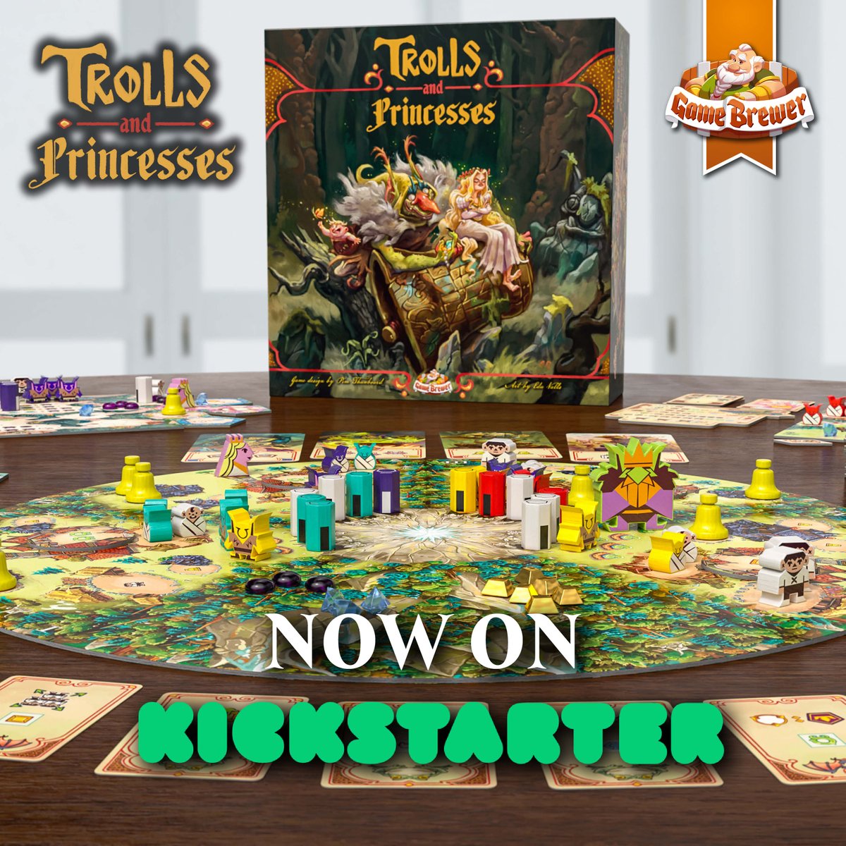 And we are LIVE !! Come and send your trolls throughout your caverns, kidnap princesses, hide church bells, swap babies, and more. We hope we can count on your support to make this project a reality!

Click on the link in bio to discover the game.

#trollsandprincesses #deluxe