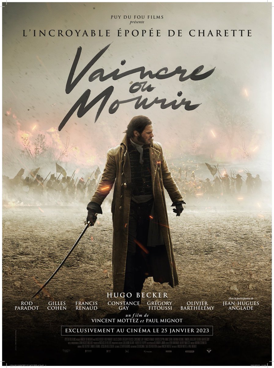 Droitefrance62's tweet photo. Les Gauchistes ragent contre ce film,car nous verrons les crimes de leurs ancêtres contre les familles catholiques vendéenne.(cf 2) 

Ce film s'appelle " Vaincre ou ou mourir".il sort le 25 janvier au cinéma et s'il marche,ca va faire rager les gauchistes.

Partager et rt svp ;) https://t.co/rI5JarmheI