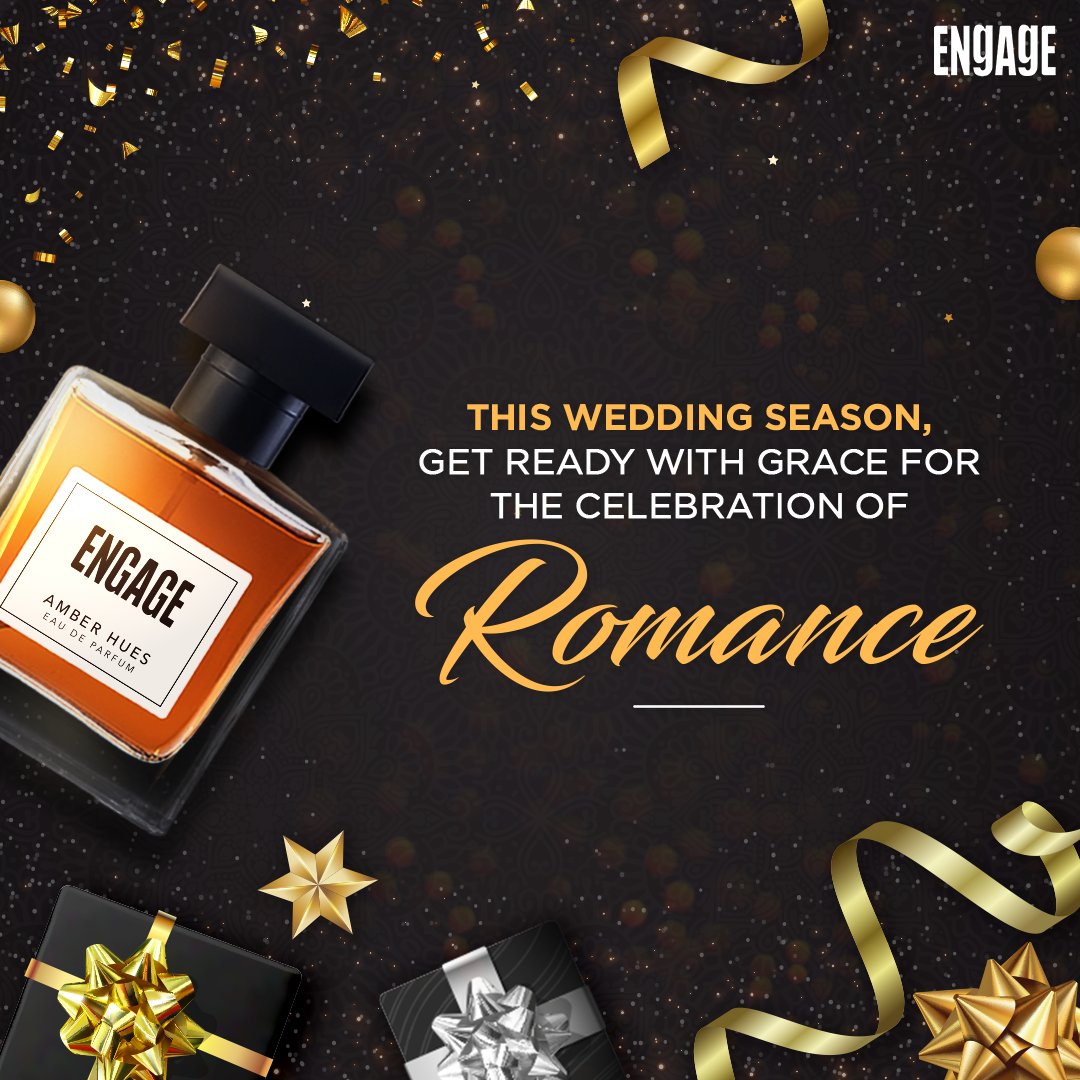 Get ready with Engage wedding perfumes to make a grand entry at the wedding scene!

Head on to the comment section and mention the close one you like to deck up with before attending a wedding party!

#EngagePerfumes #EngagebyITC #EngageFragrances #MoreThanWords #Gifts #Gifting