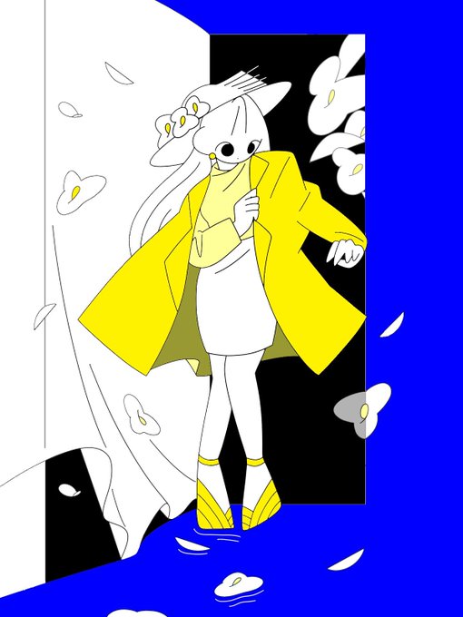 「yellow coat」 illustration images(Latest｜RT&Fav:50)