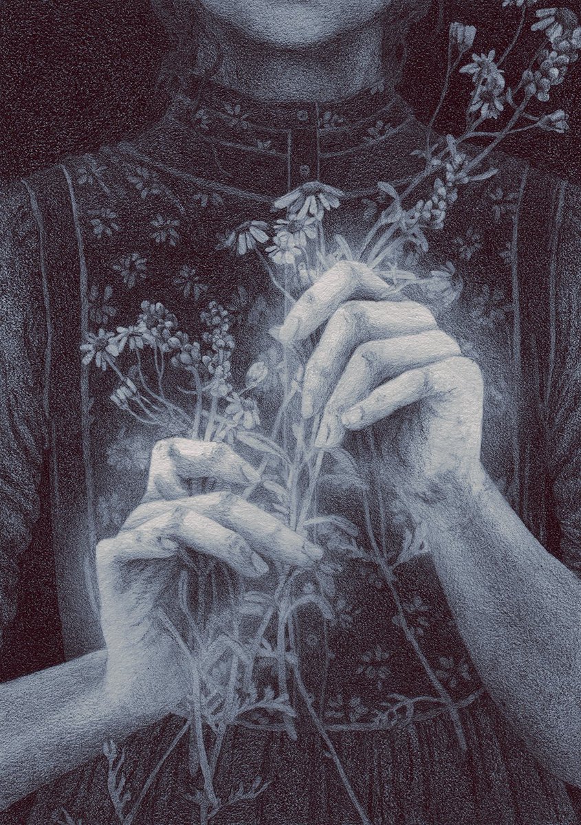 My drawing Offering will be part of Infected by Art 11, very cool 😊