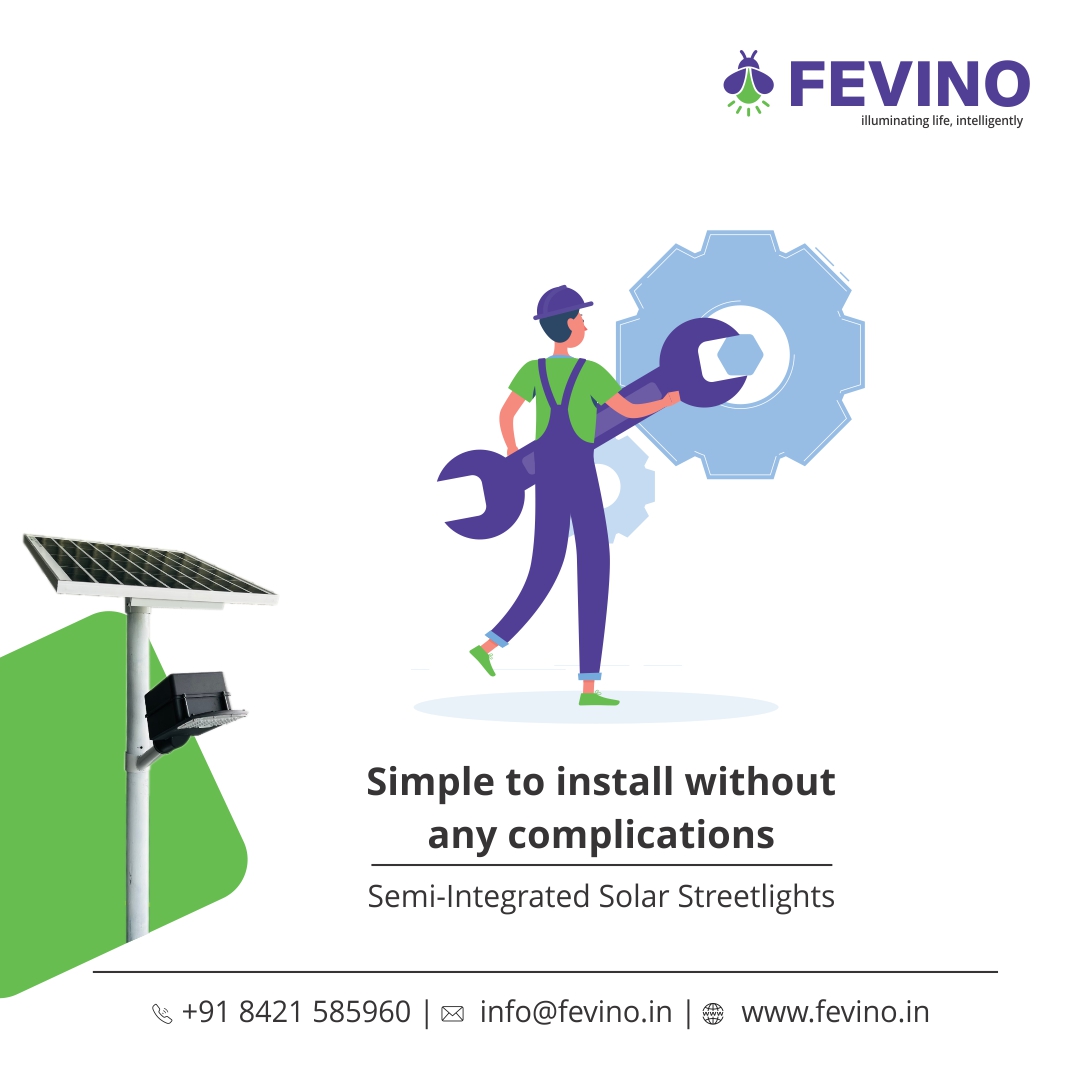 FEVINOINDUSTRI1's tweet image. When it comes to mass installations of Street Lights, our Semi-Integrated Solar Street Lights don’t require trained people. It’s easy to install and so that the installations are quicker.
#SemiIntegratedSolarStreetLight | #SolarVoltagePanel | #EnergyEfficientLED |