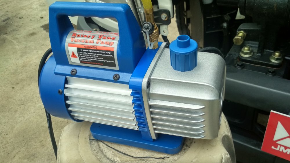 A vacuum pump for refrigeration isolated is a device that helps to pump out the air from a fridge, making it easier to keep food and drinks cold. 
Learn More: west-technology.co.uk/vacuum/
#vacuumseller #vacuumpumps