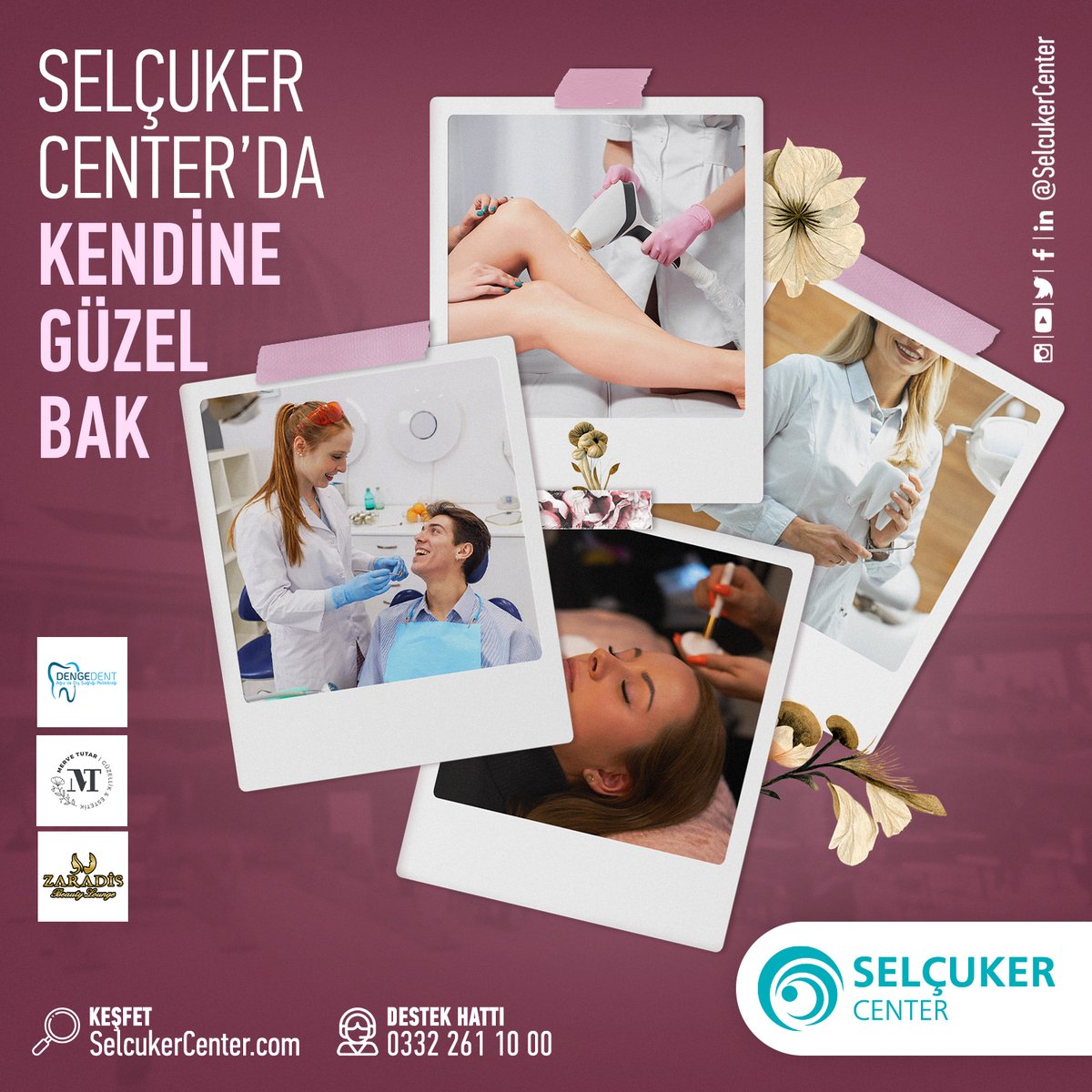 Selçuker Center'da kendine güzel bakman için her şey var! Diş tedavini yaptırabilir, cilt bakımına gidebilir kendini özel hissedebilirsin. ✨

#Selçukerdeyiz #Konya #SelçukerCenter #AVM #Selçuklu #Alışveriş #Dengedent #MerveTutar #Zaradis