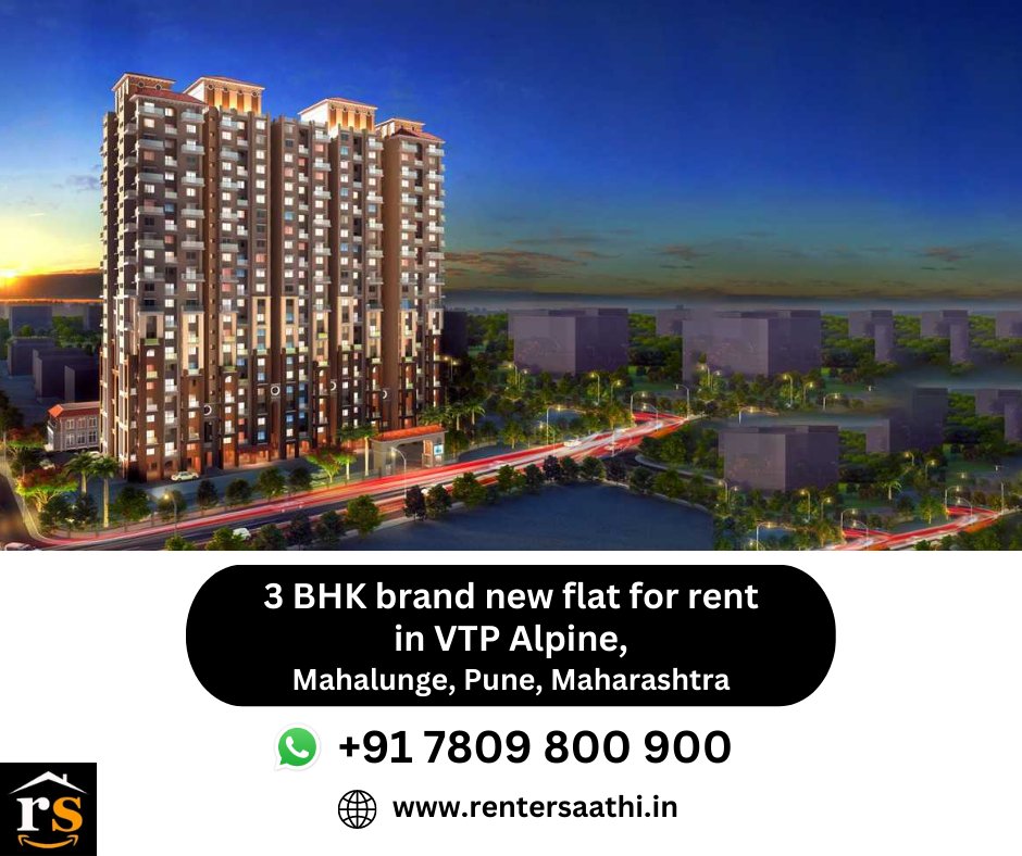 3 bhk in VTP Alpine, Mahalunge is available for rent.

Call / WhatsApp on 78098 00900 / 95033 75758.

#vtpalpine #mahalunge #pune #puneflats #puneflatsforrent #flatsforrent #rentalflats #rental #semifurnished #brandnew #3bhk #3bhkflats #3bhkflatsinpune #rentersaathi #flatsonrent