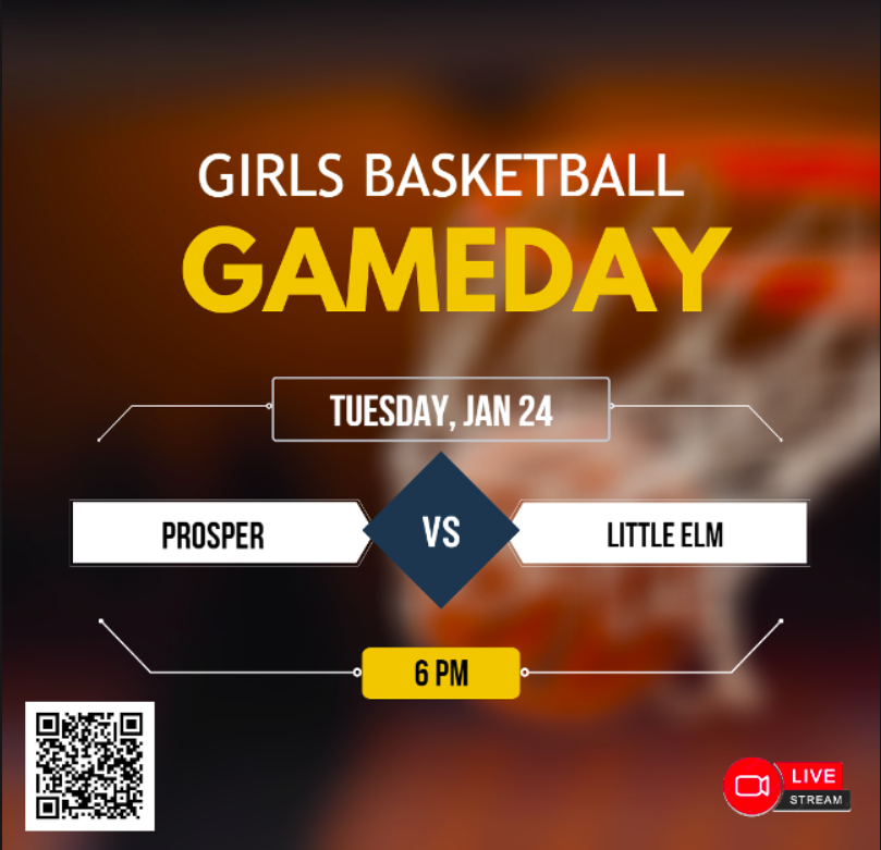 🚨 Varsity Girls Basketball
🏀 Prosper
🆚 Little Elm
📅 Tuesday, Jan 24
⏰ 6pm
📺 Live Streaming ballertv.insidethegames.live/hsb.php
<a href="/PISD_Athletics/">ProsperISDAthletics</a> <a href="/ProsperHS/">Prosper High School</a> <a href="/prosperhoops/">Prosper Basketball</a> <a href="/KendallMosley32/">Kendall Mosley</a> <a href="/addison3harmon/">Addison Harmon</a> <a href="/LELADYLOBOHOOPS/">LE LADY LOBO HOOPS🏀</a>