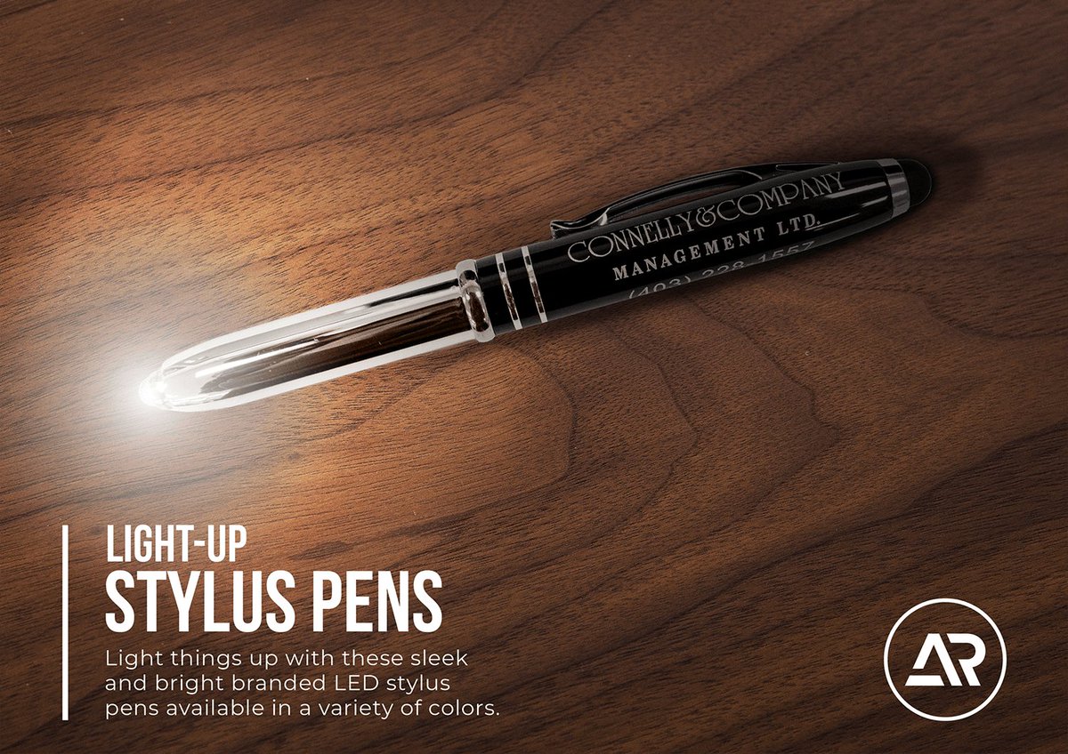 AllRush's tweet photo. Looking for the perfect gift? Or light your way in the dark? 🤔🤔
We’ve got the perfect item for you! Light Up Stylus Pens!✍🏼
With tons of various colors and styles available to choose from!
Send us an email at info@allrush.ca!
#gifts #pens #event #business #yyc #calgary https://t.co/oGa50kEsq7
