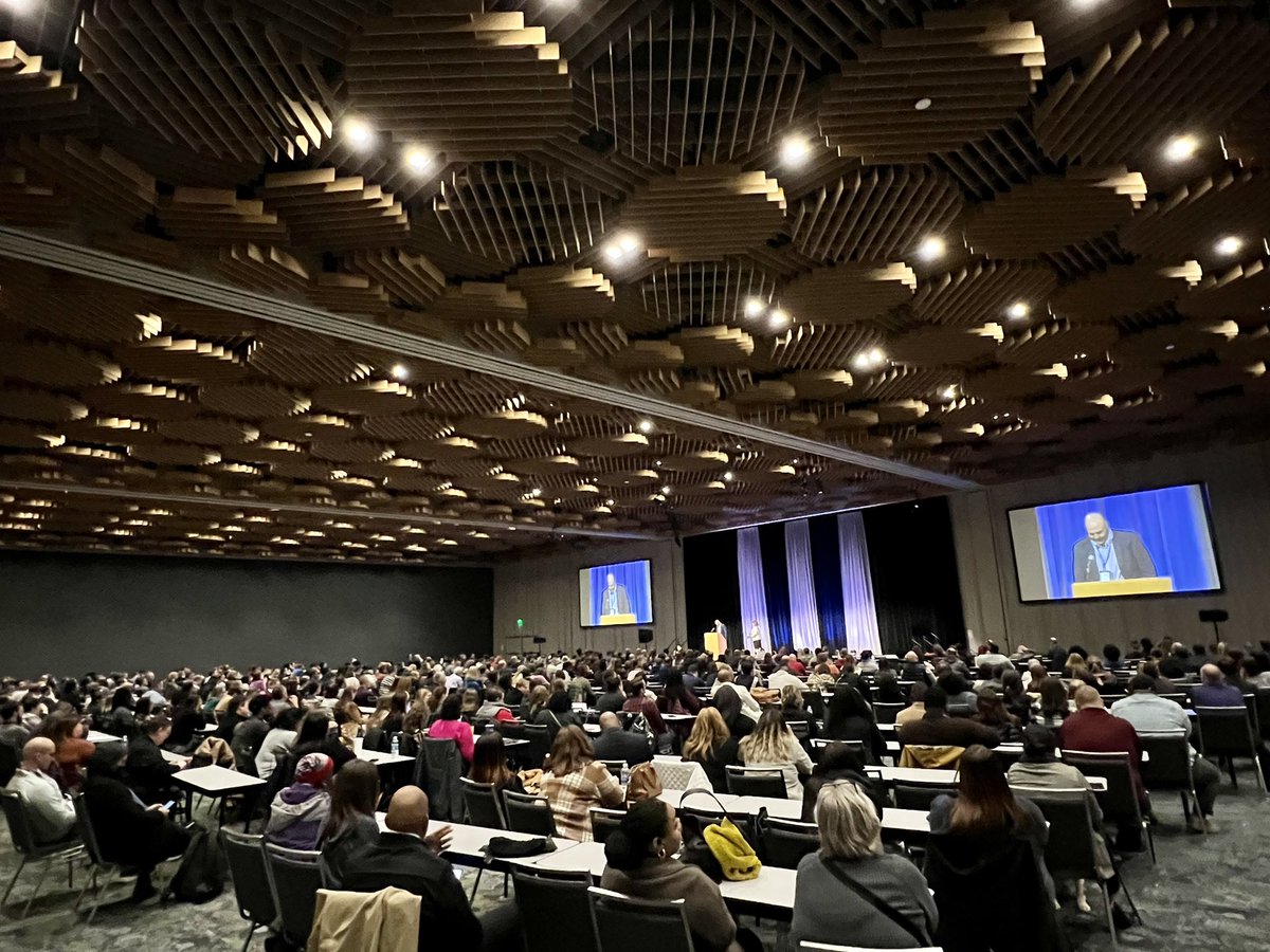 catfm's tweet photo. Great Opening Session today at #ASCAConference2023 in Portland, OR.  600+ student conduct administrators/practitioners coming together is powerful &amp; a great opportunity to learn from each other!  #highered #studentconduct https://t.co/yo654LPFY6