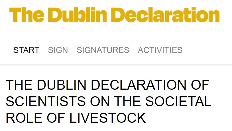Snart 700 forskare världen över säger sitt: animalieproduktion har en viktig roll i hälsa och miljö. #dublindeclaration #svensktmjölk #svenskmat #krisberedskap #livsmedelsförsörjning dublin-declaration.org/signatures