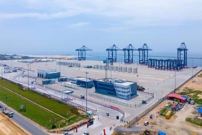kapital929's tweet photo. #Pictoral : Lekki Deep Sea Port commissioned by President Muhammadu Buhari.
#PresidentBuhari/#Seaport/#kfm929 https://t.co/8s7W5xuTMi