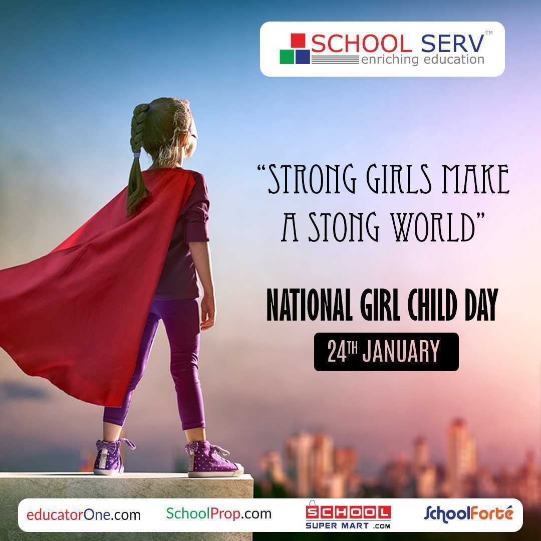 educatorone1's tweet photo. “It is said that girls with dreams become women with vision. May we empower each other to carry out such vision.”- Meghan Markle
Happy National Girl child Day .......
#nationalgirlchildday #womenempowerment #girlchild #educationispower #schoolserv #savegirlchild #educategirls https://t.co/XgGqKCXMzb