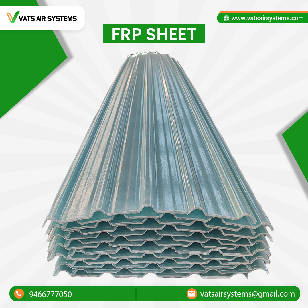 vatsairsystems's tweet image. Vats air system, known as a premium quailty FRP Sheets which is lightweight, Easy to instal, Weather Resistant at an affordable price.

#FRPsheets #FRPsheetsManufacturers #FRPsheetssuppliers #FRPsheetsexporters #dustcollectors #Centrifugalblowers #aircurtains