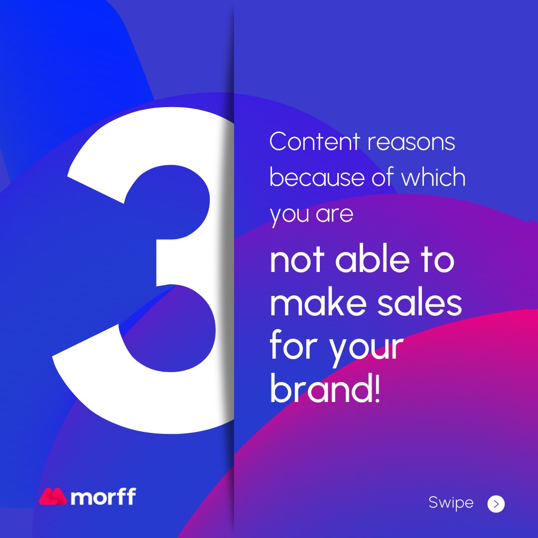 MorffOfficial's tweet photo. With these things being a hurdle, let's catch up and help you surpass them with the best strategy and planning!📃 Connect with us👨💻, because we've got a lot to help you out with!🤗 

 #brandsales #contentimprovement #designimprovement #salesgrowth #morff #businessgrowth https://t.co/hgOCXJnyVT