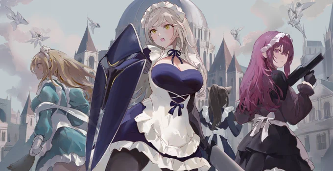 Maid Master, the game I've participated as the art director, has been released!私がアートディレクターとして参加した「メイドマスター」が発売されました。Android     #メイドマスター 