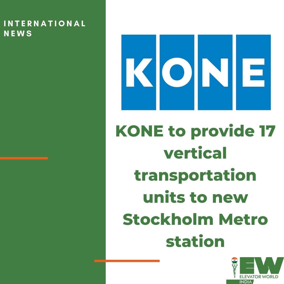 @KONECorporation has been selected by NCC Sweden, general contractor for the new Hagastaden station of Sweden's Stockholm Metro, to provide a range of PeopleFlow® solutions, including 17 #verticaltransportation units. Learn more: linkedin.com/feed/update/ur… 

#EWI #internationalnews