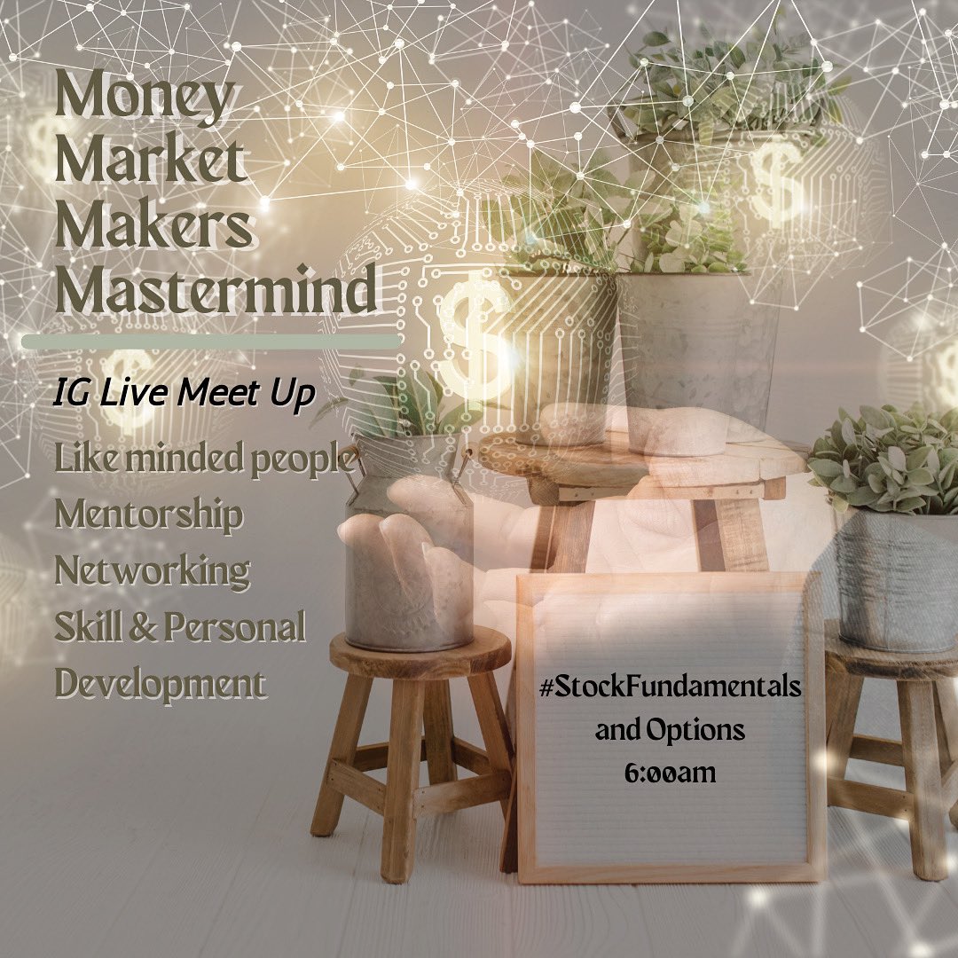 ArthurJoneslll's tweet photo. Money Market Makers
MMM
(Mastermind Group)
6:00am 1/24/23, Tuesday ๐
Get rest! Tap in! On my IG Live!
๐ค@SaintJones33
#mastermind #love #financialliteracy #fun #thegrind #heartofjones #networking #grandrising #goodmorning #jonesdoesit #jonesnetwork #stocks #stockmarket https://t.co/vKF9pEHtY8