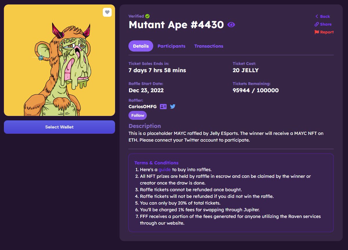 CarlosOMFG's tweet image. 7 days. 1 winner.

rafffle.famousfoxes.com/raffle/13FM1Yq…

Good luck!