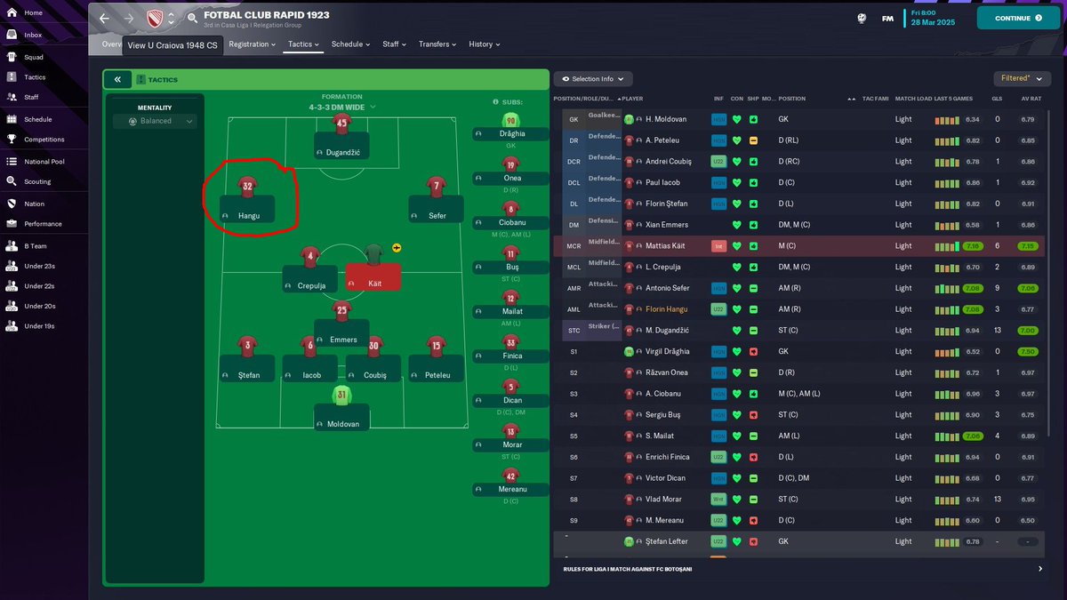 fmro's tweet image. 4-2-3-1, 4-4-2, 4-3-3 - tacticile preferate din Liga 1 în sezonul 2024-2025 - bit.ly/3ZZ6wdp