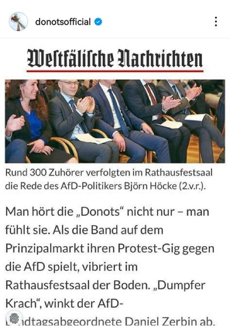 ms_keinenmeter's tweet photo. how it started. how it's going.🤷‍♀️
@donotsofficial: 2  - AfD: 0 
#noAfD #ms2001 #Münster https://t.co/qtaIm5HqZz
