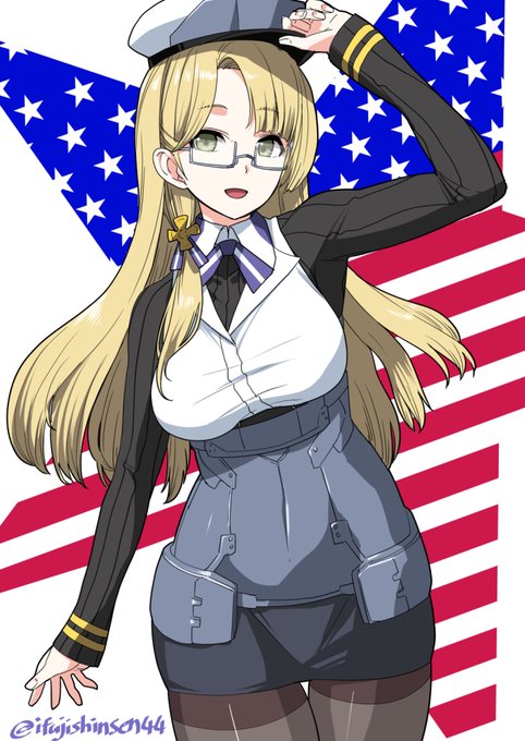 「1girl american flag」 illustration images(Latest)