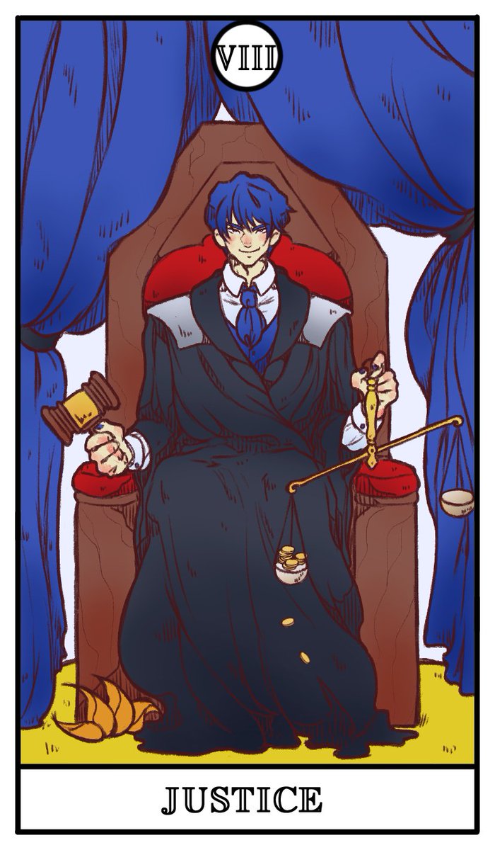 💫 [ THE EVILLIOUS TAROT PROJECT ]

08. Justice 

#evillious #evilliouschronicles #vocaloid #mothy #kaito #gallerian #justice